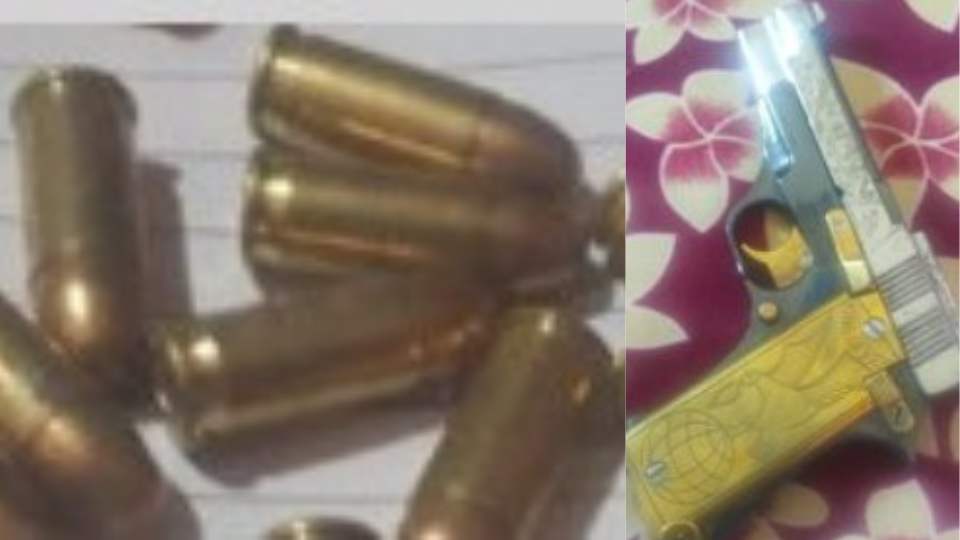 Two arrested for illegal gun