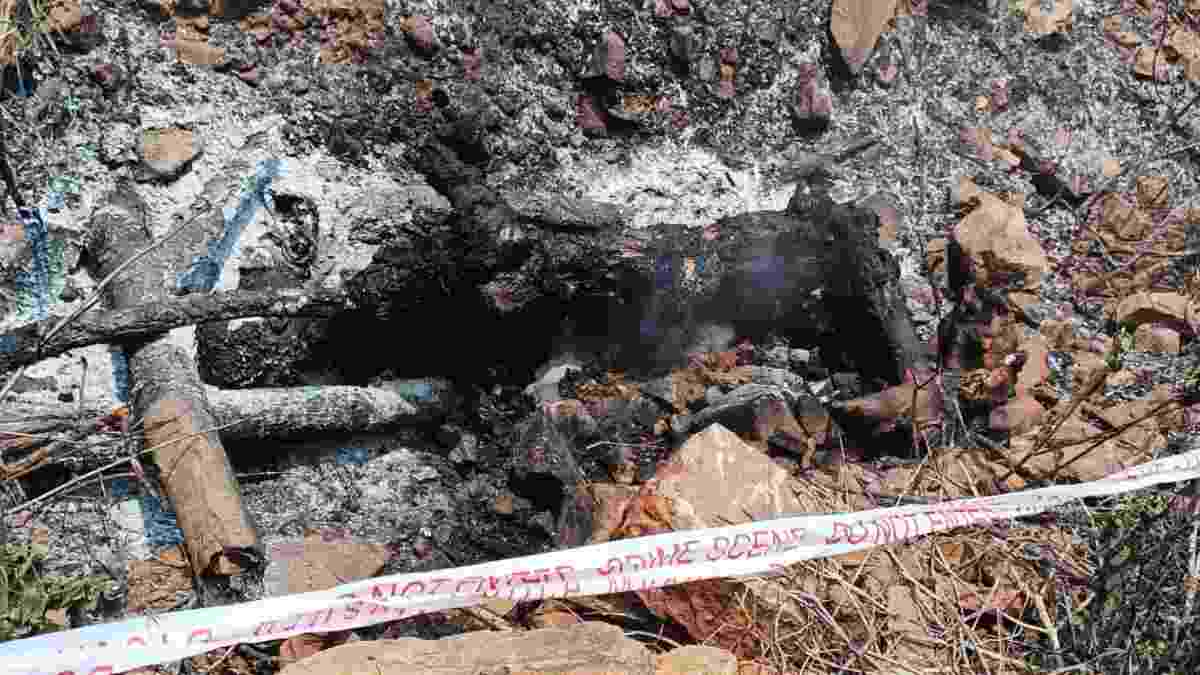 half burnt body mysuru