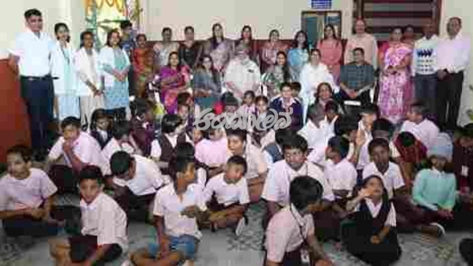 Bollywood actor visits five schools in Mysore