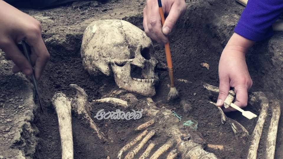 Temporary Shed Built After Bone Discovery; Excavation Continues by SIT