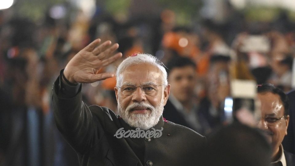 Prime Minister Narendra Modi returns to India after five-nation tour
