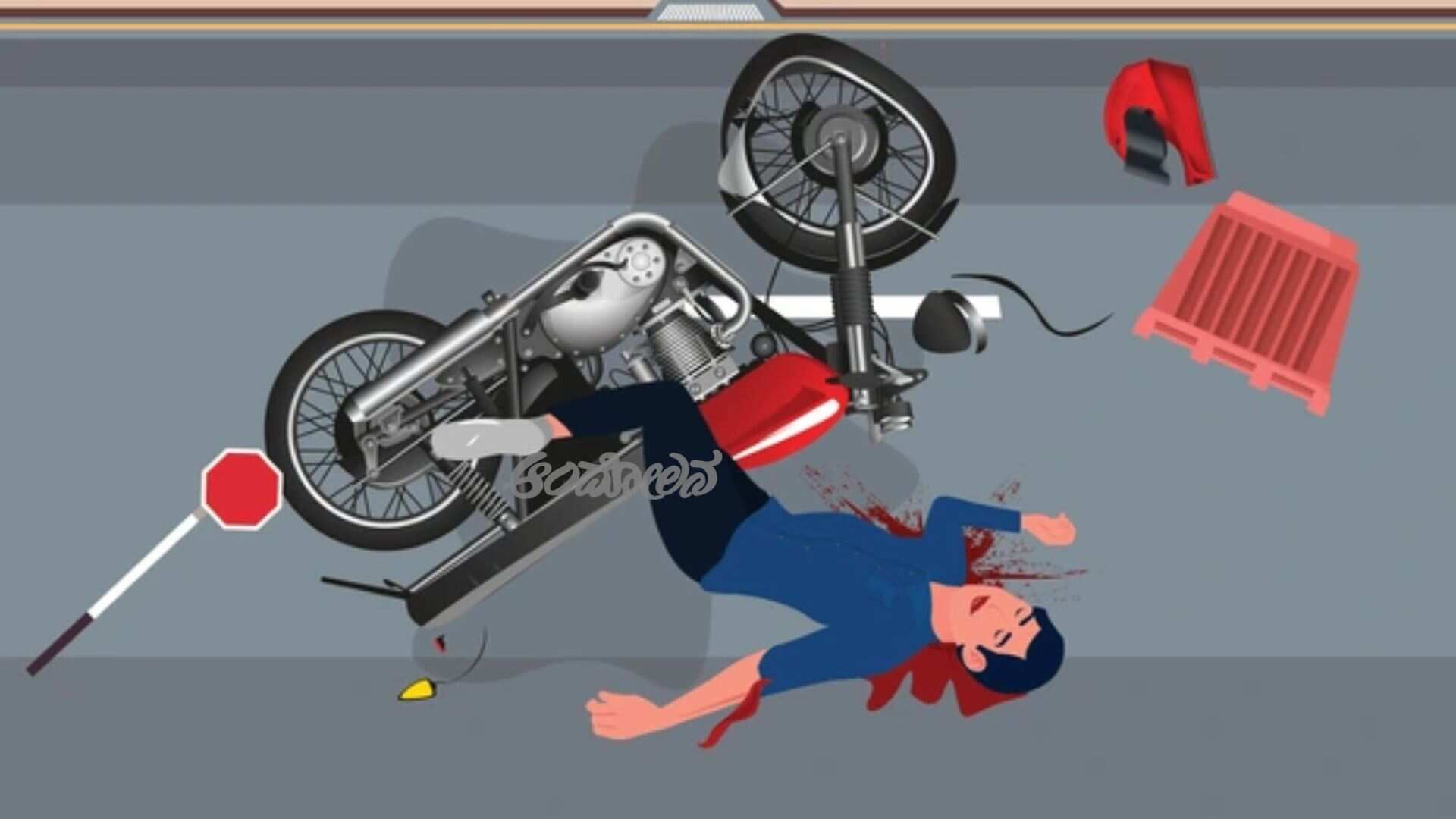 Bike crashes into canal wall: Both riders die on the spot