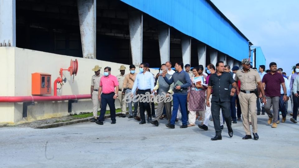 Upa Lokayukta Visits and Inspects Sewage Treatment Plant and Solid Waste Management Unit