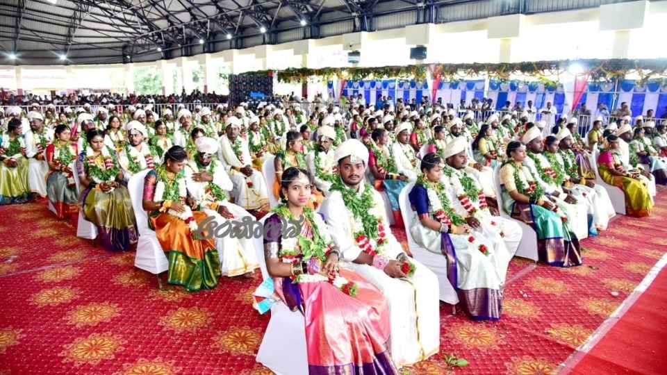 Hanur: Mass marriage at Male Mahadeshwara Hills